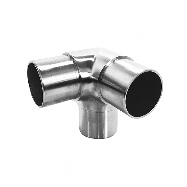 304 316 Stainless Steel Railing Round Tube Handrail Multi-directional Elbow